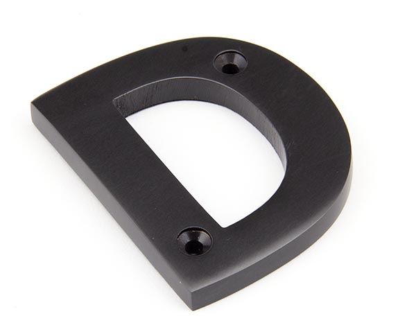 Aged Bronze Letter D