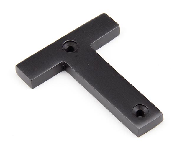 Aged Bronze Letter T